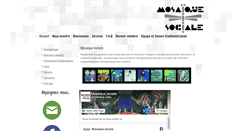 Desktop Screenshot of mosaiquesociale.org